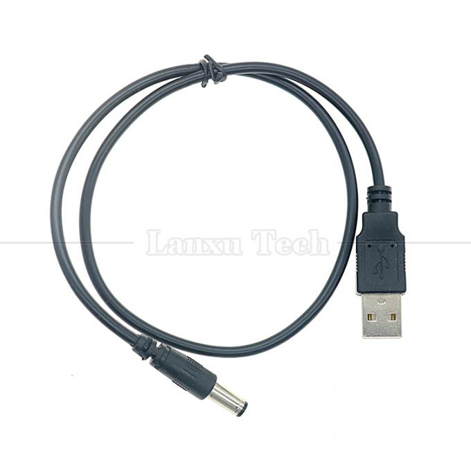 1M 2A 5V USB naar DC 5,5x2,1 mm Barrel Jack Power Charger Cable voor Led Light Lamp Speaker Fan Tablet Camera Router TV Box 5