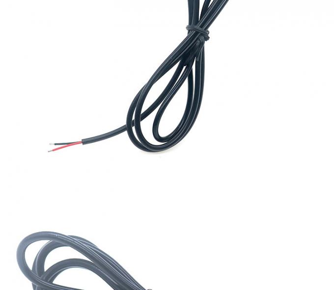Hoge kwaliteit 5V USB 2.0 een man om te openen gestript kaal 2pin draden Eind pigtail kabel voor LED licht strooklamp 7