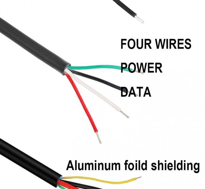 5V USB tot open gestript geblokkeerde lege draden Eind Pigtail Power Charger Cable voor LED Strip Light Lamp 9