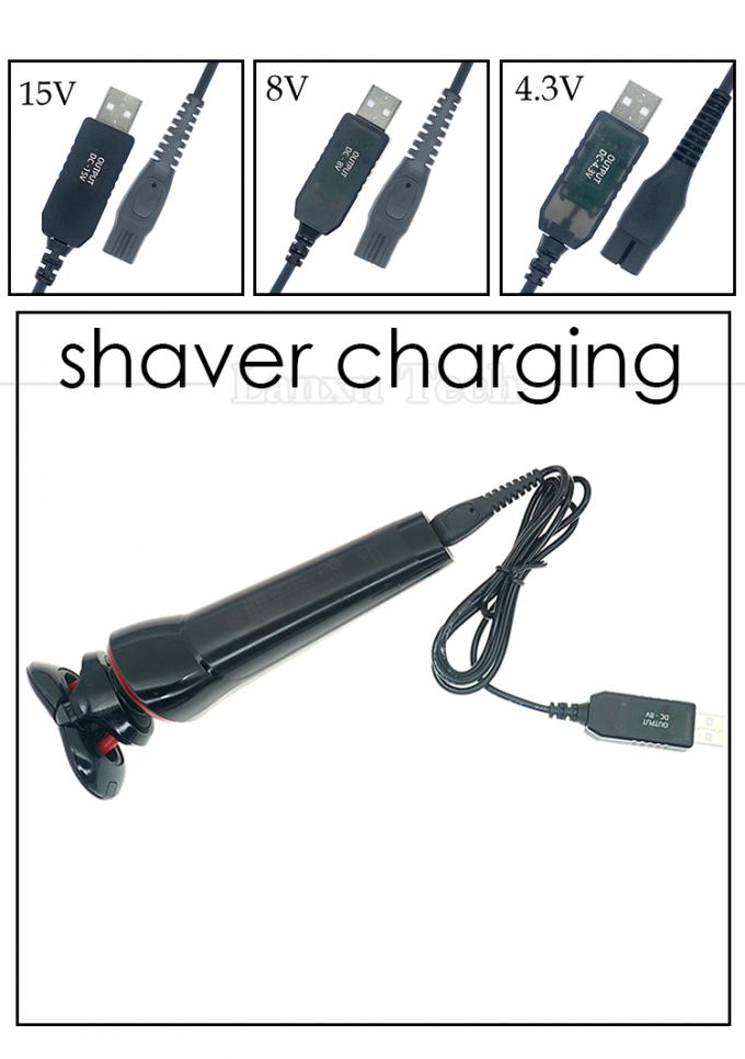 Hoge kwaliteit vervangende 15V 8V 4.3V USB Power Charger Shaver Cable voor Philips 0