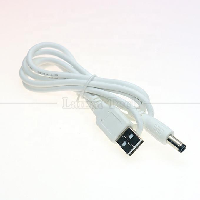 USB A Male tot 2.1x5.5mm DC Barrel Jack Connector Power Charging Cable voor Router Speaker 5
