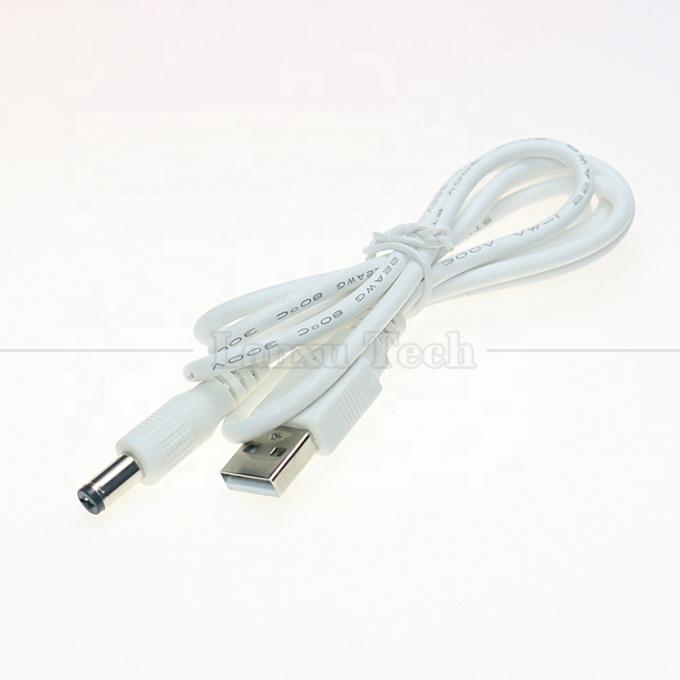 USB A Male tot 2.1x5.5mm DC Barrel Jack Connector Power Charging Cable voor Router Speaker 4