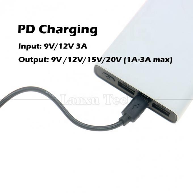 PD Charging 3A 9V 12V 15V 20V USB Type C naar DC 5.5x2.1mm Jack Adapter Converter Cable voor Wifi Router Modem Projector Camera 2