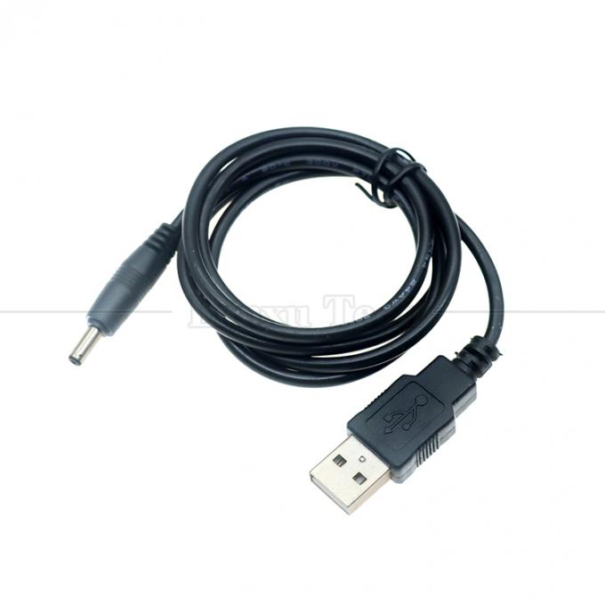 1 meter USB Male to DC Barrel Jack 3,5 mm 1,35 mm Power Charger Cable voor Router Speaker 2