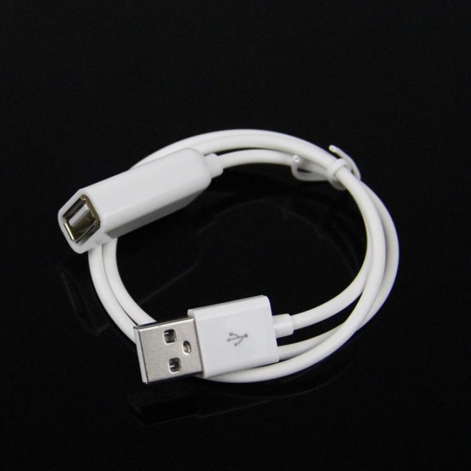 Hoge kwaliteit 1M Wit Man tot Vrouw USB 2.0 Type A Uitbreidingsdata-opladerkabel voor computermeubeltasjes 1