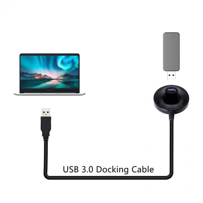 Desktop Man tot Vrouw Dock Station Gegevensladen USB 2.0 3.0 Uitbreidingskabel met basis 6