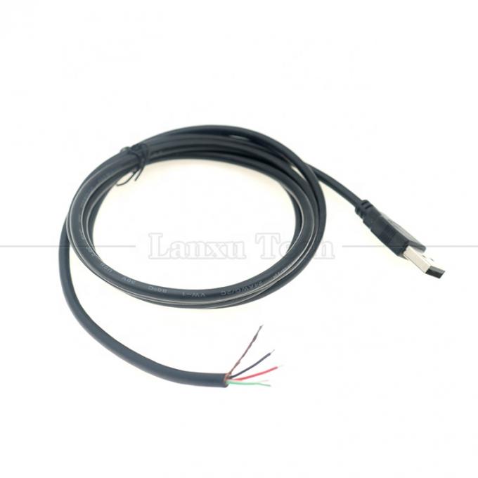 Custom Shield USB 2.0 Een man tot gestript draad Open End Pigtail Cable 6