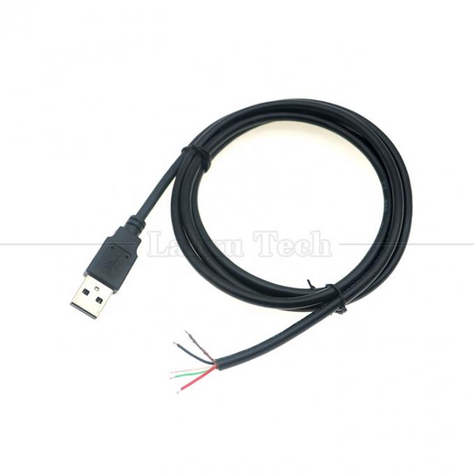 Custom Shield USB 2.0 Een man tot gestript draad Open End Pigtail Cable 5