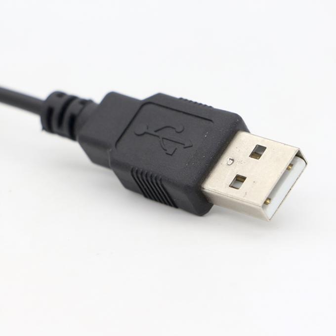 USB 2.0 Een man om te openen Stripped 2 Tined Soldering Bare Wire End Pigtail Cable 3