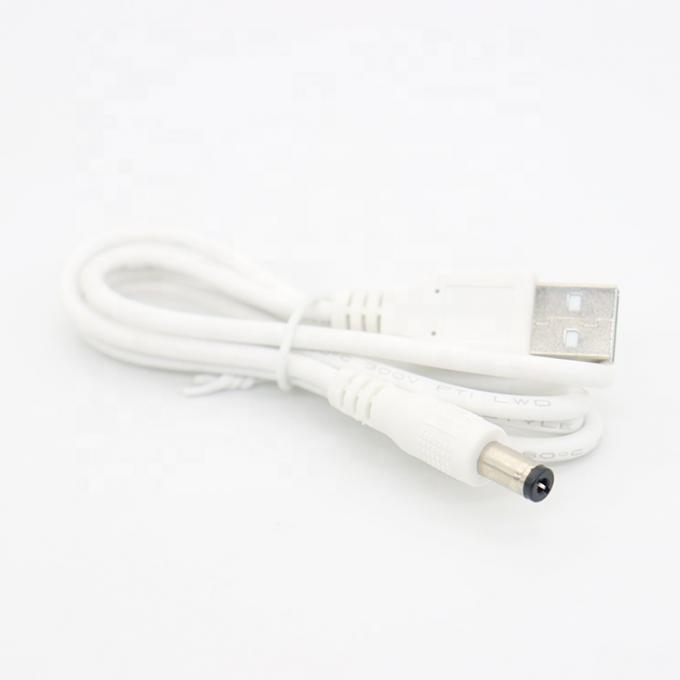 Witte 1M 5V USB 2.0 A Male to DC Barrel Jack 5.5X2.1mm Power Charger Cable 2
