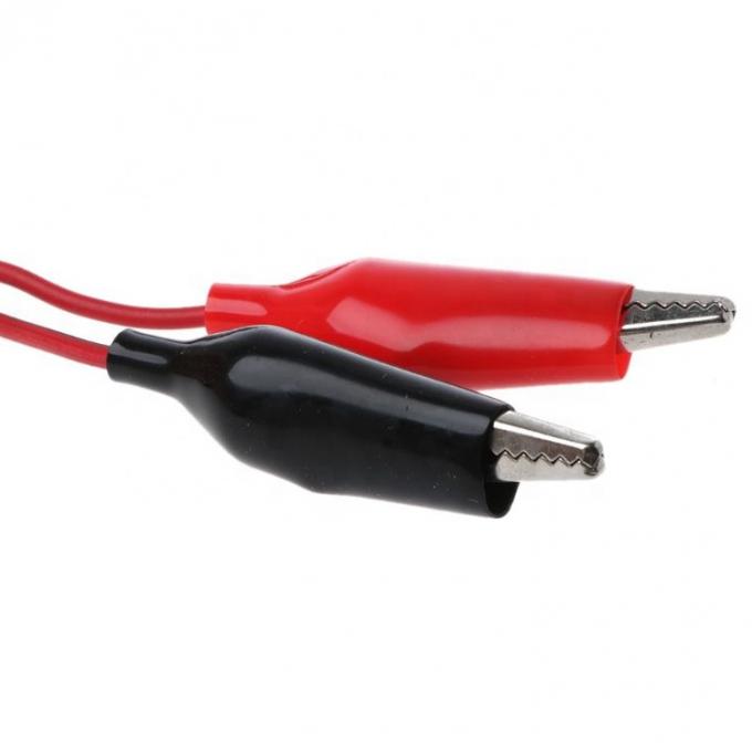 Crocodile Clamps Alligator Clip naar USB Een vrouwelijke testdraad Adapter kabel 1