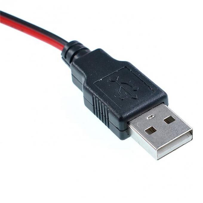 Crocodile Clamps Alligator Clip naar USB Een mannelijke testdraad Adapter kabel voor het testen van het circuit 2