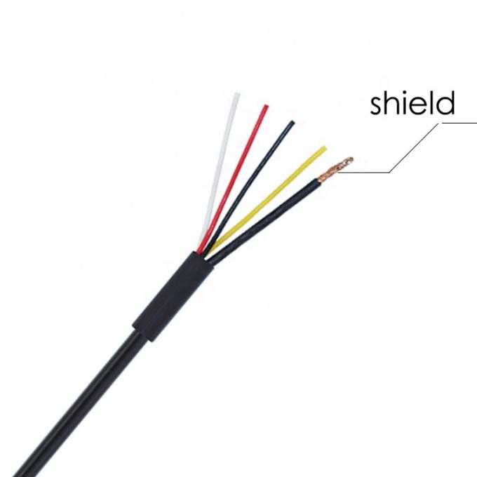 CUSTOM Shield USB 2.0 een man tot gestript geblokkeerd 4 draden open eind staart kaal eind kabel 4