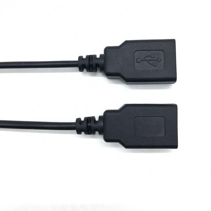 Mannelijk Vrouwelijk USB 2.0 Type A Plug to Free End Tinned Open Pigtail Wire Charger Cable voor LED strip 4