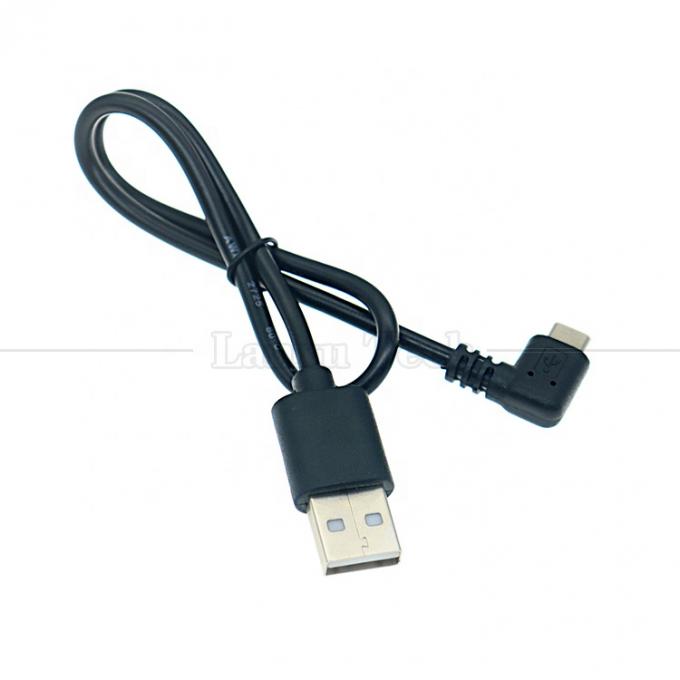 90 graden rechthoekig USB naar Micro B-data-oplaadcable voor telefoon tablet digitale camera GPS 3