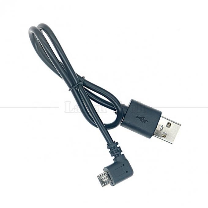 90 graden rechthoekig USB naar Micro B-data-oplaadcable voor telefoon tablet digitale camera GPS 5