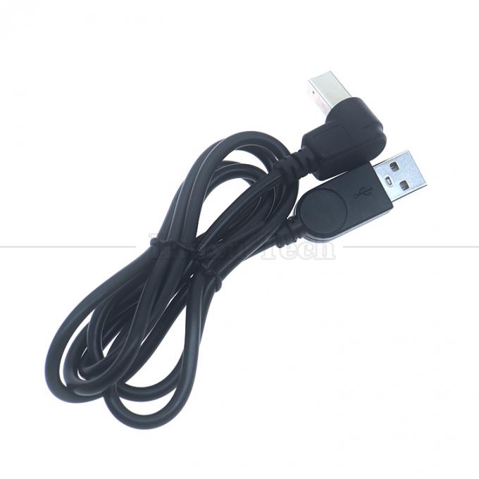 90 graden rechthoek Type A Man tot B Man USB 2.0 Printer Connector Extension Cable 0