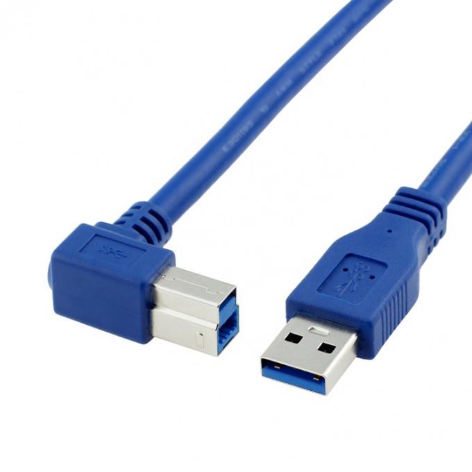High Speed 5Gbps 90 Grade Right Angle USB 3.0 A Male naar USB B Type Printer Cable voor Epson HP 3