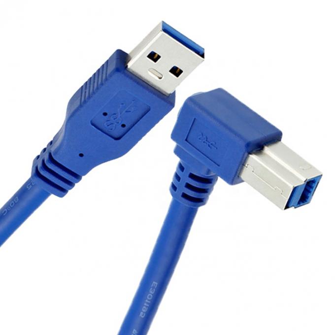 High Speed 5Gbps 90 Grade Right Angle USB 3.0 A Male naar USB B Type Printer Cable voor Epson HP 2