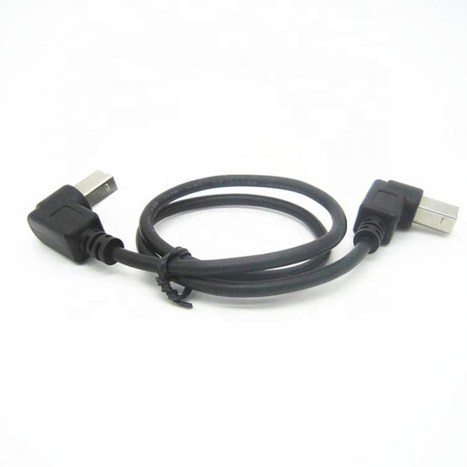 Aanpassing 90 graden rechthoekige man tot man USB B kabel 4