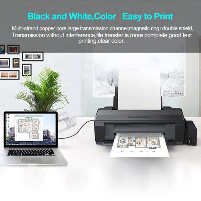 High Speed Data Charging 1M Type A Male to B Male USB 2.0 kabel voor printer scanner 5