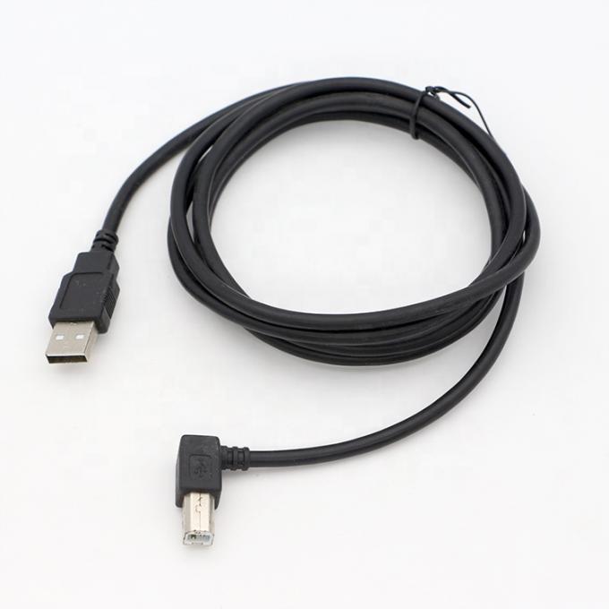 Hoogwaardige 90 graden rechthoek USB B mannelijk naar USB A mannelijke printerkabel 4