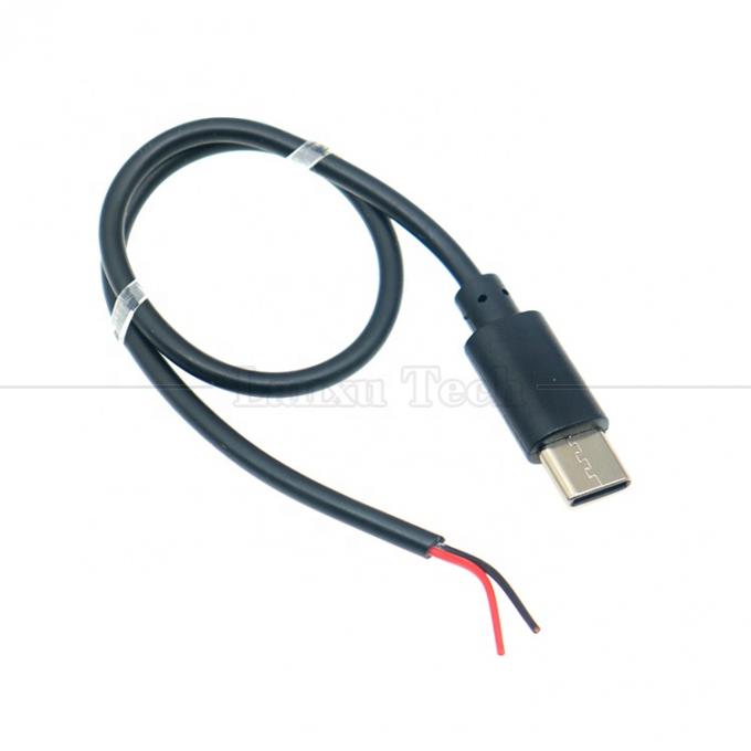 OEM Data Charging USB Type C Mannelijke Vrouwelijke tot gestript Open Draad Eind Pigtail Kabel 2