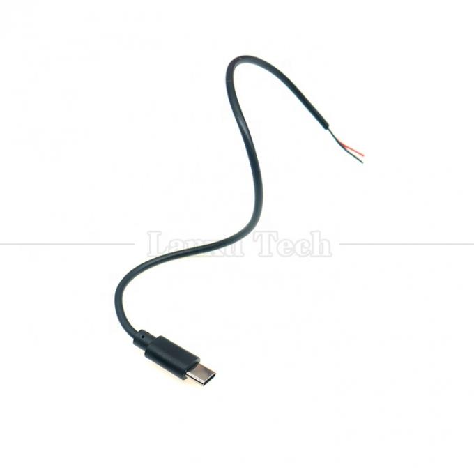 OEM Data Charging USB Type C Mannelijke Vrouwelijke tot gestript Open Draad Eind Pigtail Kabel 5
