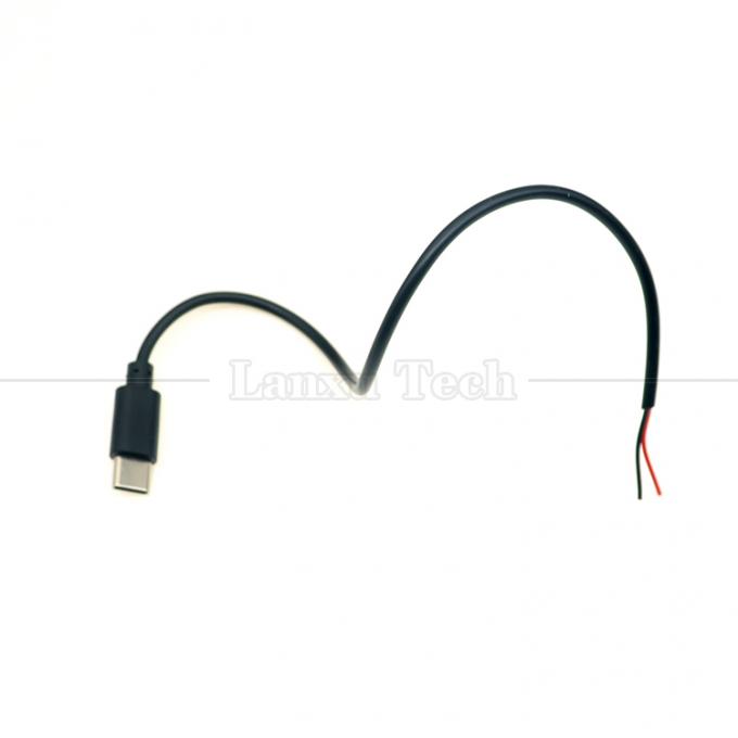 OEM Data Charging USB Type C Mannelijke Vrouwelijke tot gestript Open Draad Eind Pigtail Kabel 6