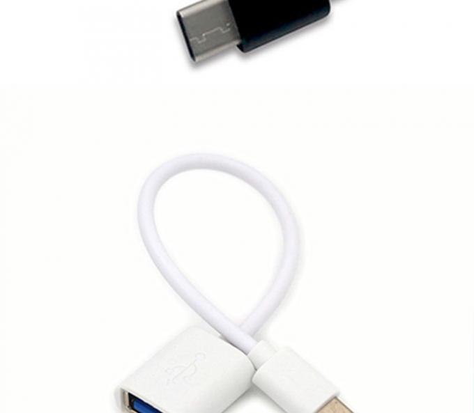 USB Type C Man tot USB 2.0 Een vrouwelijke OTG-adapterkabel voor telefoon laptop 3