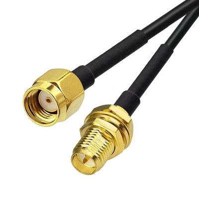 RG174 Coaxial RP SMA Male to RP SMA Female Antenna Extension Cable voor wifi-router beveiligingscamera