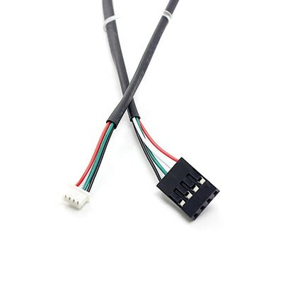 kopen Custom 4 Pin Dupont 2.54mm tot Molex 1.25mm Pitch Connector Draad Harness Assembly Cable online manufacture