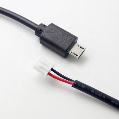 kopen Custom 10cm 30cm 0.5m 1m Micro B 5P tot 2P JST XH 2.54mm Connector Wire Cable online manufacture