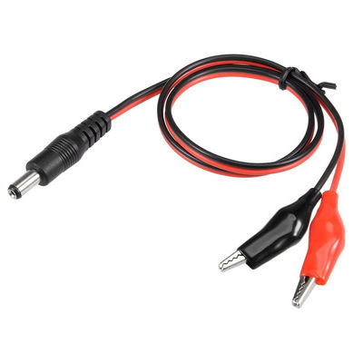 kopen 2.1mmx5.5 mm 12V DC Male Jack to Alligator Clip Power Cable Connectors voor CCTV beveiligingscamera's online manufacture