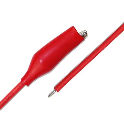kopen Zwart-rood enkelvoudige alligatorclip-teststroomkabel online manufacture