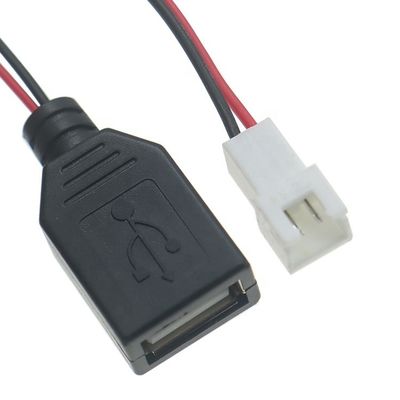 kopen USB Type A Vrouwelijke naar JST XH 2.54 Pitch 2 Pin Vrouwelijke Socketkabel online manufacture