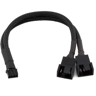kopen Moederbord CPU 4 PIN Connector PC Case Temperatuurcontrole Koelventilator Y Splitter Uitbreiding PWM kabel online manufacture