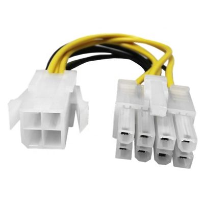 kopen 4 pin vrouwelijke tot 8 pin mannelijke ATX moederbord CPU stroomtoevoer verlengkabel online manufacture