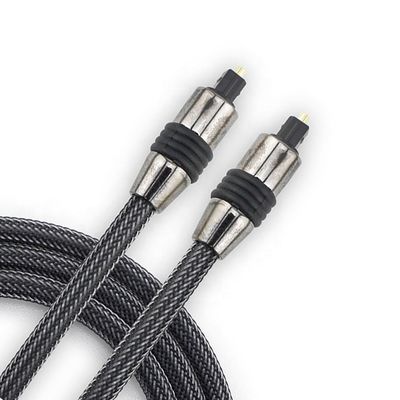 kopen Hoogwaardige duurzame gebreide glasvezel Toslink Spdif Gold Digital Audio Optical Cable online manufacture