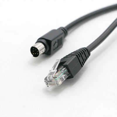 kopen Custom 1m 2m 3m Man tot Man Vrouw RJ45 tot 6 8 PIN Mini Din Cable online manufacture