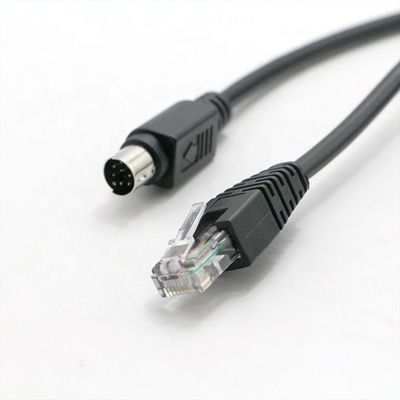 kopen Custom 1M 2M Man tot Man Vrouwelijke RJ45 tot 8 Pin Mini Din Connector Cable online manufacture