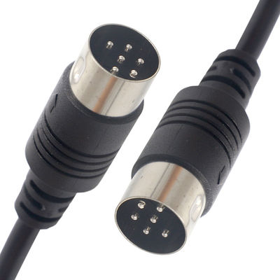 kopen Gepersonaliseerde Radio Midi Man tot Man 6 Pin Din tot 6 Pin Din S Video Verlengkabel Voor Roland online manufacture
