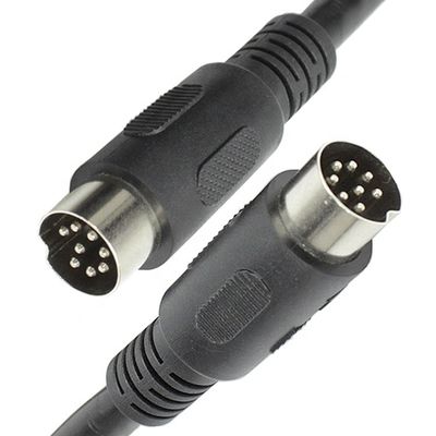kopen Op maat gemaakt volledig verbonden afgeschermde mannelijke tot mannelijke grote 8 pin Din kabel online manufacture
