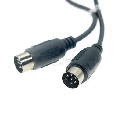 kopen 0.2m 1m 2m 3m Shield Man to Man MIDI 6 Pin Din Verlengkabel voor Keyboard Microphone Guitar online manufacture