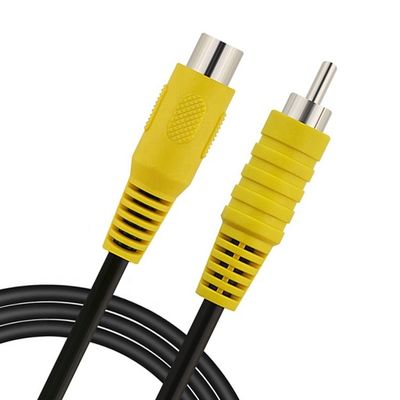 kopen 0.5m 1m 2m 3m Stereo Audio Male to Female RCA Coaxial Cable voor HDTV online manufacture