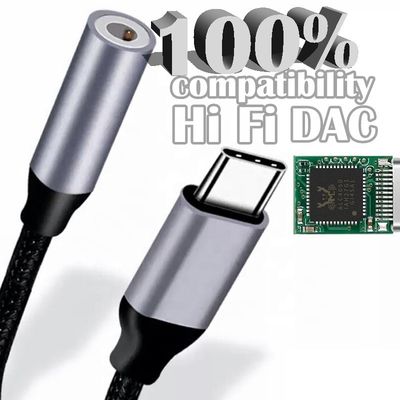 kopen Hifi DAC USB Type C naar 3,5 mm koptelefoonaansluiting Audio Adapter voor Samsung Huawei Oneplus Meizu Google Oneplus online manufacture