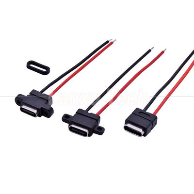kopen Waterdicht USB-type C-solder Vrouwelijke Jack Socket Draadkabel voor laptopprinter online manufacture