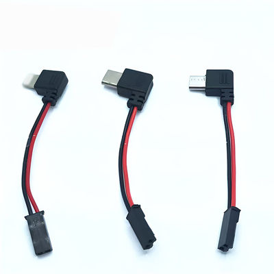 kopen 90 graden rechthoek USB 8 pin micro type C naar JST SYP connector kabel voor motorrijder magnetische mobiele telefoonhouder online manufacture