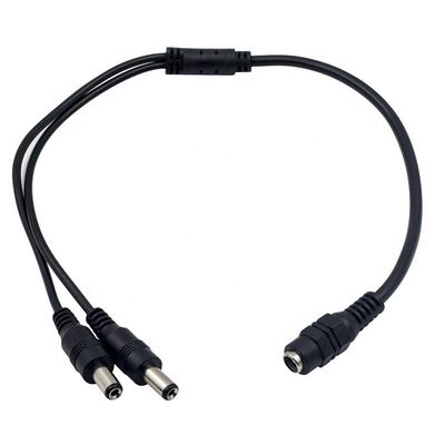 kopen 1 tot 2 manieren 1 Vrouwelijke tot 2 Mannelijke 5.5x2.1 mm DC Power Supply Splitter Cable voor CCTV Camera Led Strip online manufacture