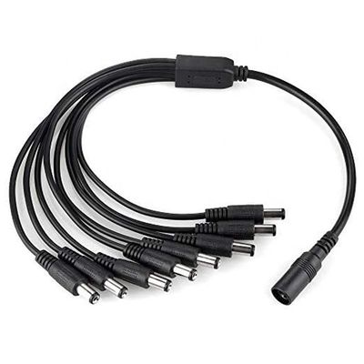 kopen 1 tot 8 manieren 1 Vrouw tot 8 Man 5.5x2.1 mm DC stroomvoorziening Splitter kabel voor CCTV camera LED strip online manufacture